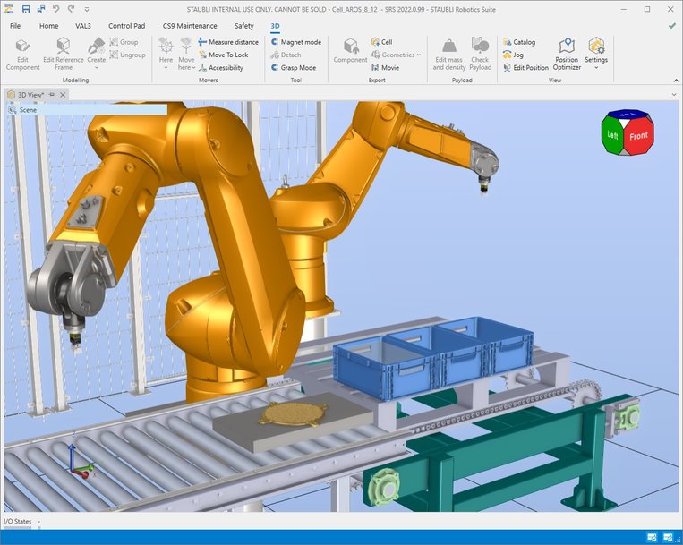 Stäubli Robotics Suite 2022 accelerates processes across all stages of development